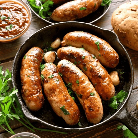 Cumberland sausages