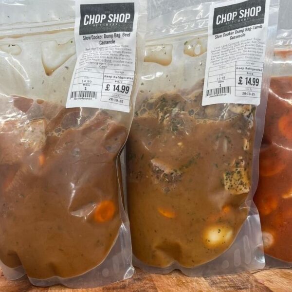 Slow Cooker Dump Bag- Beef Casserole