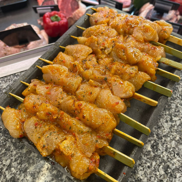 Chilli Ginger & Lemon Chicken Skewers