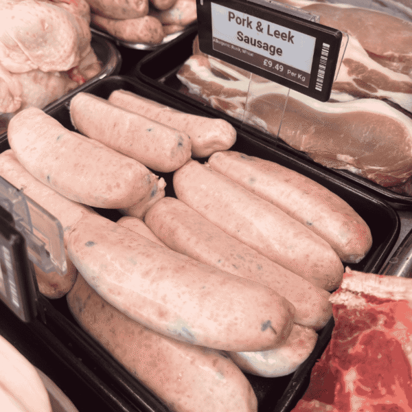 Pork & Leek Sausages